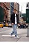 Oversize Ribbed Long Sleeve Gray Shirt - 3