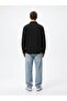 Oversize Ribbed Long Sleeve Gray Shirt - 2