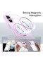 360 Degree Rotatable Ring Design Protective Case, Slim and Shockproof with Stand and Ring Holder, and Button Control in - 4