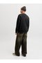 Jcoclub Branding Sweat Crew Neck Black Men's Sweatshirt 12300460 - 6