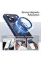 360 Degree Rotatable Ring Design Protective Case, Slim and Shockproof with Stand and Ring Holder, and Button Control in - 4
