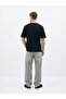 Regular Fit Basic Crew Neck Black T-Shirt - 2