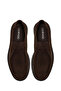 Men's Brown Lace-Up Thick Soled Suede Leather Casual Shoes Wm780015Ds - 4