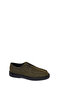 Men's Khaki Lace-Up Thick Soled Nubuck Leather Casual Shoes Wm740021Dn - 7