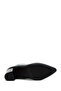 Women's Black Zippered Heeled Leather Boots Wf260006Dv - 6