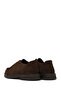 Men's Brown Lace-Up Thick Soled Suede Leather Casual Shoes Wm780015Ds - 6