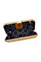 Women's Gold Long Chain Strap Stone Mini Box Evening Dress Bag Ab24000560 - 4