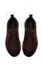 Men's Brown Lace-Up Thick Soled Suede Leather Casual Shoes Wm680035Ds - 4