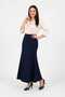 Large Size Lined Eight-Piece Half-Sleeved Puerto Rican Fabric Mother's Dress - 3