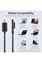 كيبل شاحن USB-C متوافق مع لابتوب سيرفس برو ومايكروسوفت سيرفس برو 10/9/8/7+/7/6/5/4/3/X ويندوز سيرفس - 3