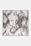 Abstract Pattern Silk Scarf Gray