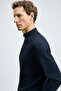 Asher Men's Sweater Navy Blue - 5