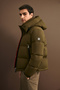 Vorn Goose down Men's Coat Khaki - 4