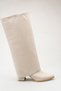 Women's Snap-On Boots Skin Color - 6