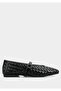 Black women's flat shoes