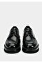 Black Leather Men's Shoes - 3
