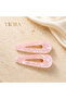 Set of 2 Imported Series Pearlescent Acetate Side Clips - Makeup and Skin Care Clip Set, Non-Marking