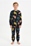 Boy's Dinosaur Pattern Character Suit 100% Cotton - 2