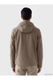 Ozmarka New Season Brown Regular Fit Hooded Men's Jacket - 3