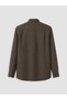 Özmarka New Season Brown Regular Fit Dobby Men's Shirt - 6