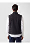 Ozmarka New Season Navy Blue Regular Fit Stand Collar Men's Hunting Vest - 3