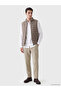 Standard Fit Upright Roba Collar Men's Puffer Vest from Uzg Store for Style Enthusiasts