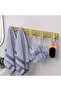 Wall Mounted Rack for Hats and Coats T-Shaped Design 5 Hooks Modern Bathroom Towel Hanger Organizer - 2