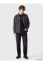 Peak New Season Anthracite Loose Fit Dobby Men's Shirt - 2