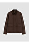 Vizyon New Season Brown Relax Fit Men's Jean Jacket - 6