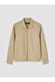 Ozmarka New Season Beige Regular Fit Shirt Collar Men's Jacket - 6