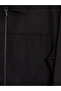 Özmarka New Season Black Loose Fit Suede Look Men's Jacket - 8