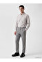 Lcwaikiki Classic Gray Regular Fit Dobby Men's Shirt - 2
