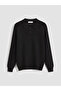 Black Polo Collar Men's Knit Sweater - 6