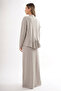 Sleeveless Dress with Bolero Lyocell Suit 978 Stone - 3