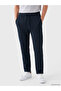 Ozmarka New Season Navy Blue Regular Fit Men's Sweatpants