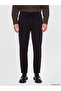 Özmarka New Season Black Regular Fit Men's Sweatpants - 2