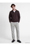 Özmarka New Season Brown Polo Collar Men's Sweatshirt - 2