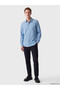 Ozmarka New Season Navy Blue Regular Fit Soft Touch Men's Trousers