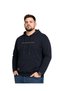 Men's Large Size Navy Blue Fashion Two-Thread Sweatshirt 3Xl-4Xl-5Xl-6Xl - 2