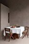 Linen Cotton Tablecloth Washed Plain Woven