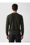 Vizyon New Season Green Crew Neck Men's Knitwear Sweater - 3