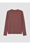 Vizyon New Season Pink Crew Neck Long Sleeve Men's T-Shirt - 6