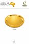 Set of 4 Gold Presentation Trays |   Gold Color Round Cake, Cookie and Treat Serving Tray - 3