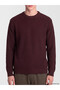 Xside Claret Red Crew Neck Men's Knitwear Sweater - 3