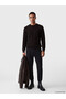 Ozmarka New Season Brown Crew Neck Men's Knitwear Sweater - 2