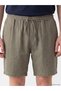 New season khaki loose fit muslin men's shorts from gulis clothing - 3