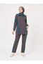 Bronş Embroidered Modal Double Set - 3