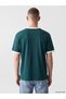 Vizyon New Season Green Crew Neck Printed Men's T-Shirt - 4