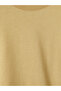 Lcwaikiki classic beige bicycle collar long sleeve combed cotton men's t-shirt - 6