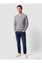 Özmarka New Season Gray V-Neck Men's Knitwear Sweater - 2